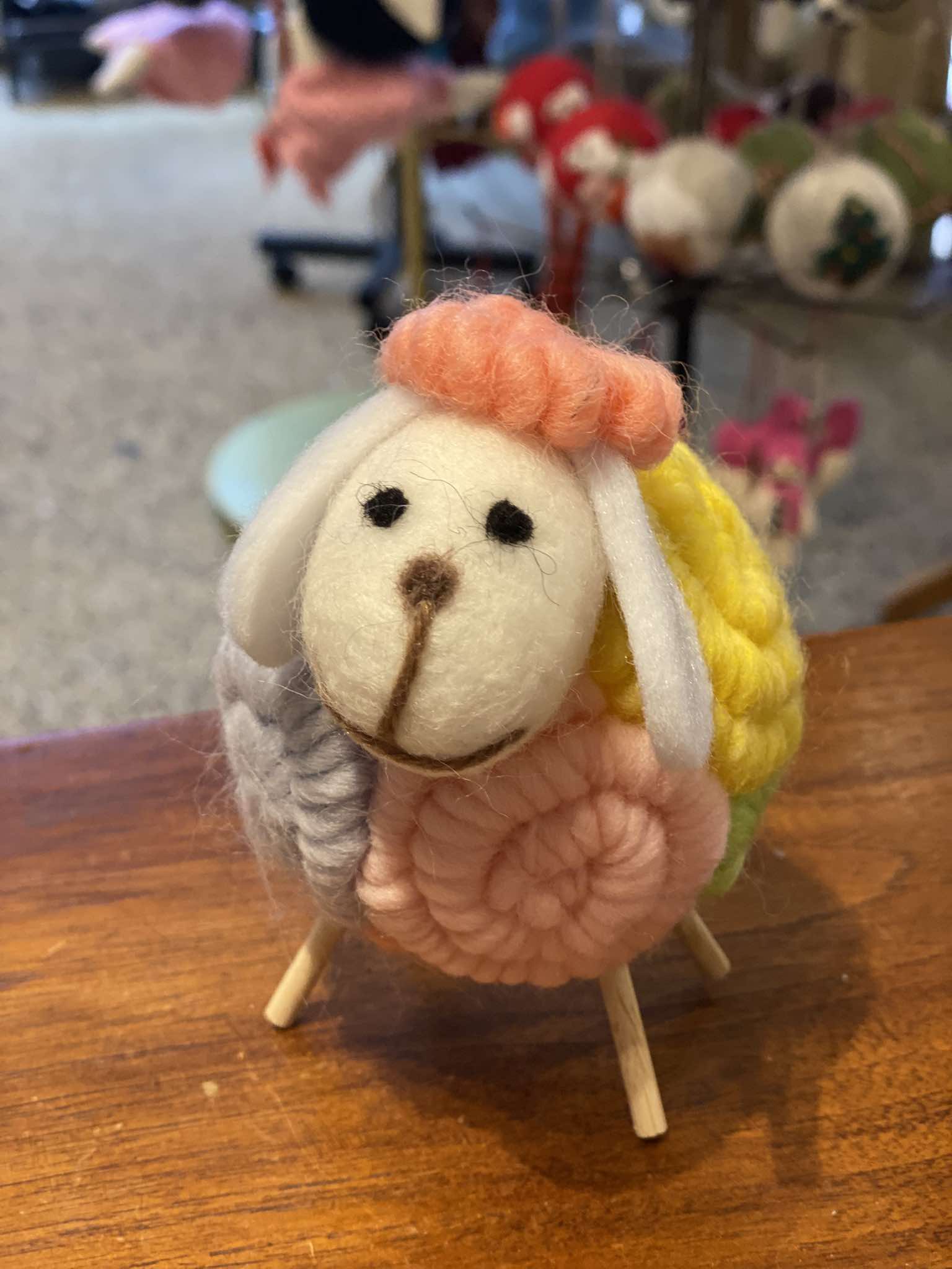Felted wool sheep Felted wool sheep